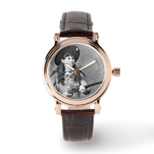 RELÓGIO ANNIE OAKLEY COM GUN LADIES WRIST WATCH