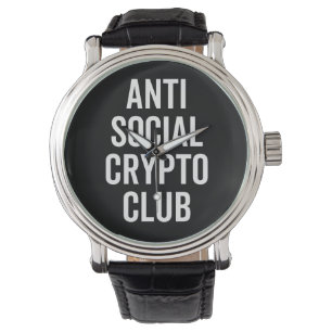Relógio Anti Social Crypto Club