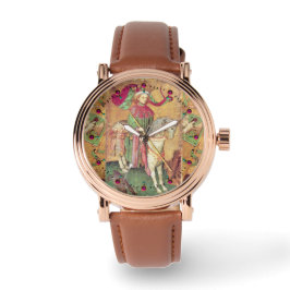 Relógio Anticos Tarots/Cartões de Tribunal Alemão/Rei dos 