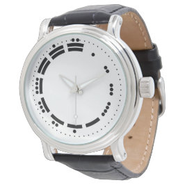 Relógio Antiga Arte vetorial de Numerais Maias Brancos Neg