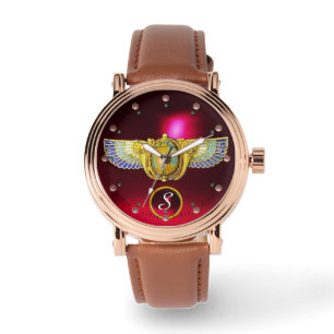 RELÓGIO ANTIQUE EGÍPCIO WINGAN SCARAB/CORNUCOPIA JEWEL