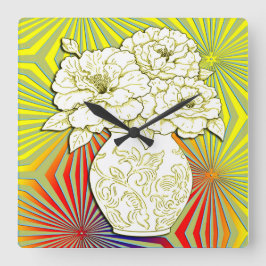 Relógio ao quadrado da Deco de Arte 1920