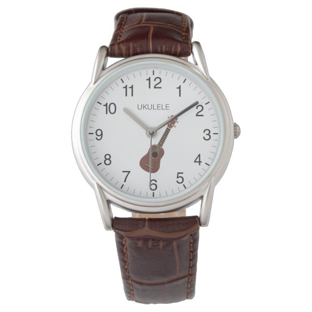 Relógio Apenas toque o Ukulele (Frente)