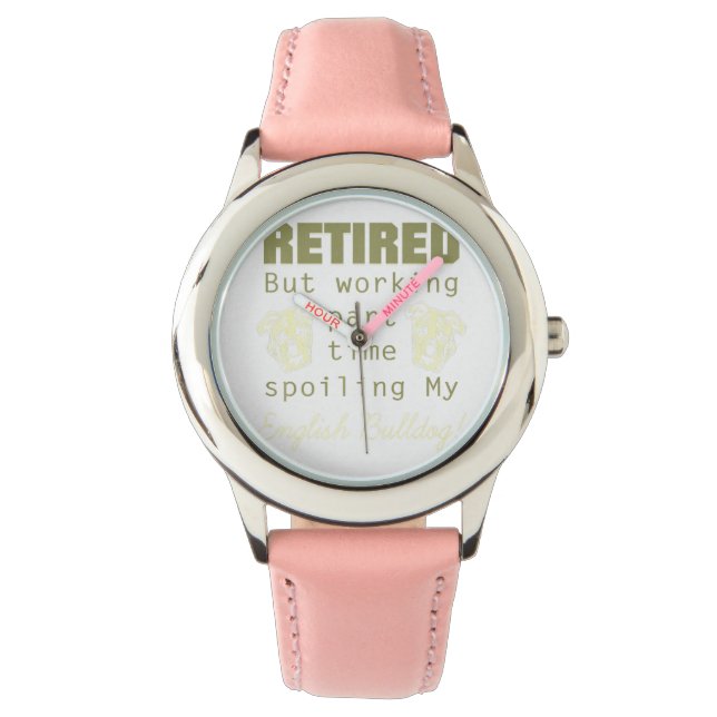 Relógio Aposentado Trabalhando Inglês Morto Proprietário d (Frente)