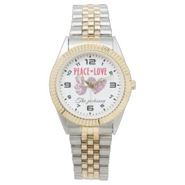 Relógio Apóstrofo Nome Glitter Strap Watch