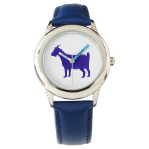 Relógio Aquarela Blue Goat Watch