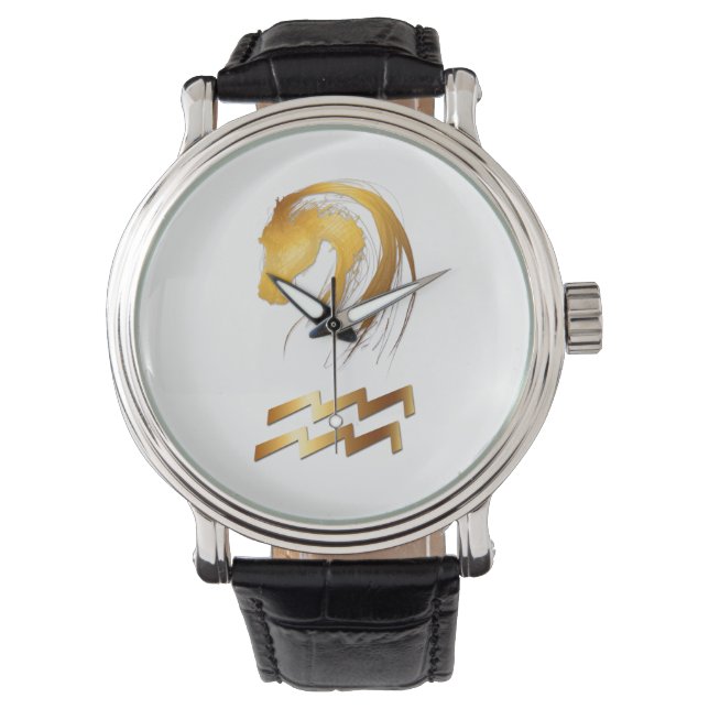 Relógio Aquarius Horse Chinese and Western Astrology Watch (Frente)