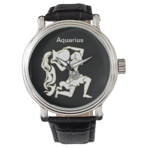 Relógio Aquarius Zodiac Wrist Watch