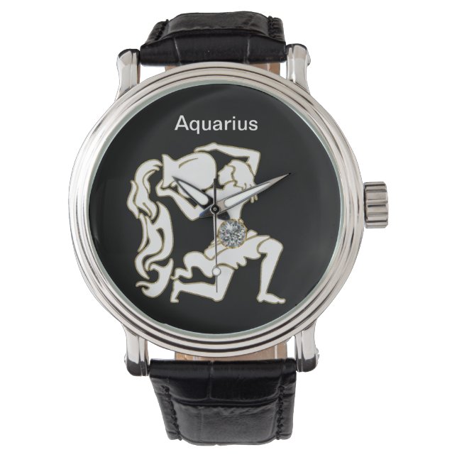 Relógio Aquarius Zodiac Wrist Watch (Frente)
