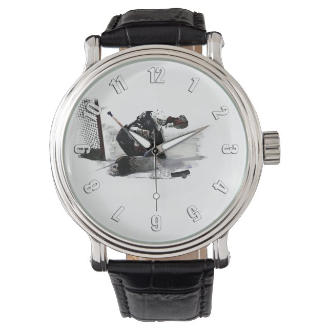 Relógio Aqui Não Tem Meta! -Jogador de Hóquei (Frente)