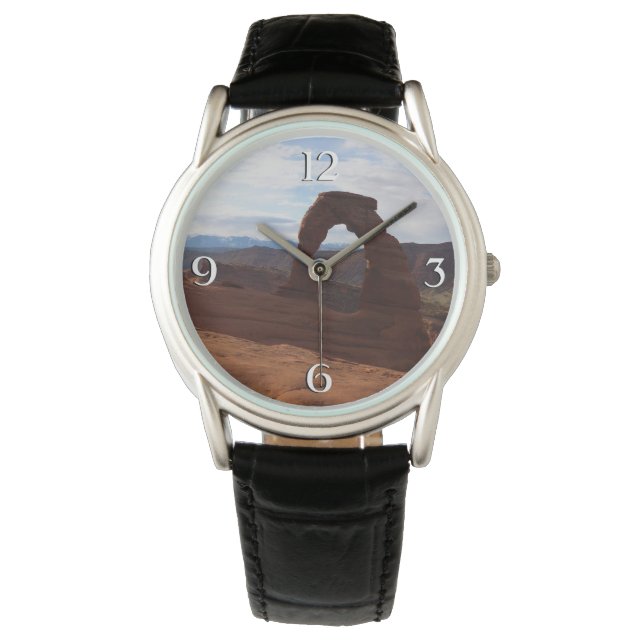 Relógio Arca Delicada I no Parque Nacional Arches (Frente)