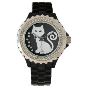 Relógio Arco Tie Cat (White) Watch