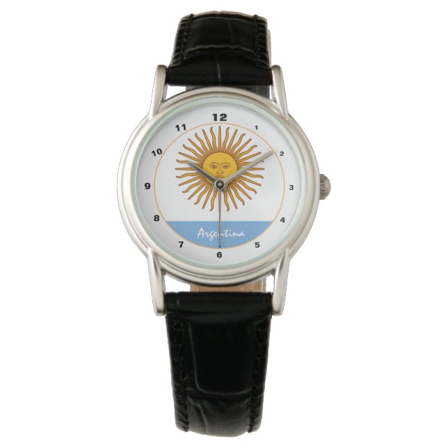 Relógio Argentina Flag & Argentina fashion /design watch (Frente)