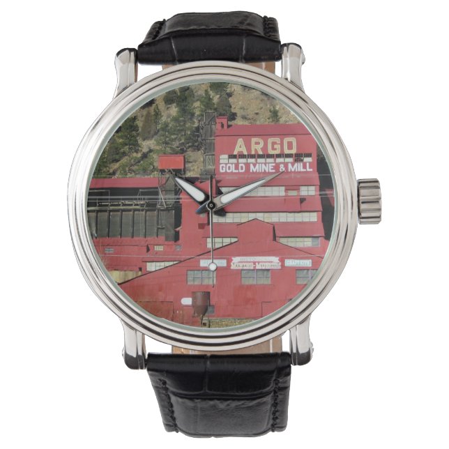 Relógio Argo Dourado Mine & Mill, Idaho Primaveras, Colora (Frente)