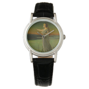 Relógio Ariadne em Naxos John Atkinson Grimshaw