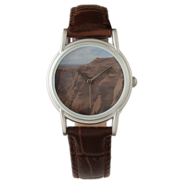 Relógio ARIZONA - Benda de ferradura C - Rocha Vermelha (Frente)