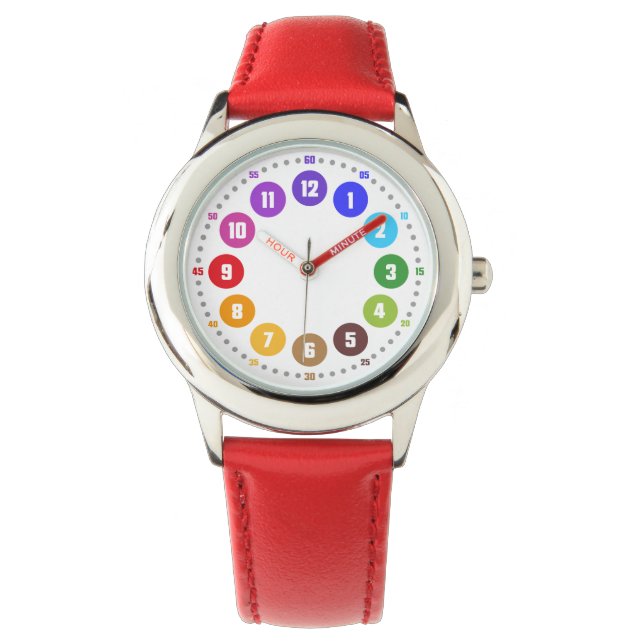 Relógio Armbanduhr rainbowatch Lernuhr K12-AU-EU (Frente)