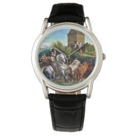Relógio Armstrong Scottish Clan Castle Painting Watch
