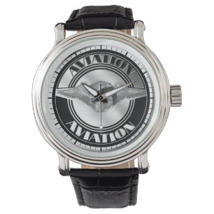 Relógio Arte da aviação do vintage
