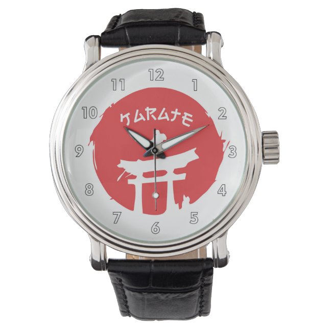 Relógio Artes Marciais Karate Combate Luta (Frente)