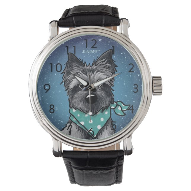 Relógio Ash Cairn Terrier Wrist Watch (Frente)