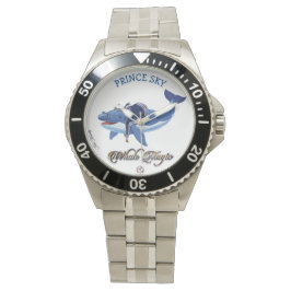 Relógio Assista Mens Prince Sky Steel Watch