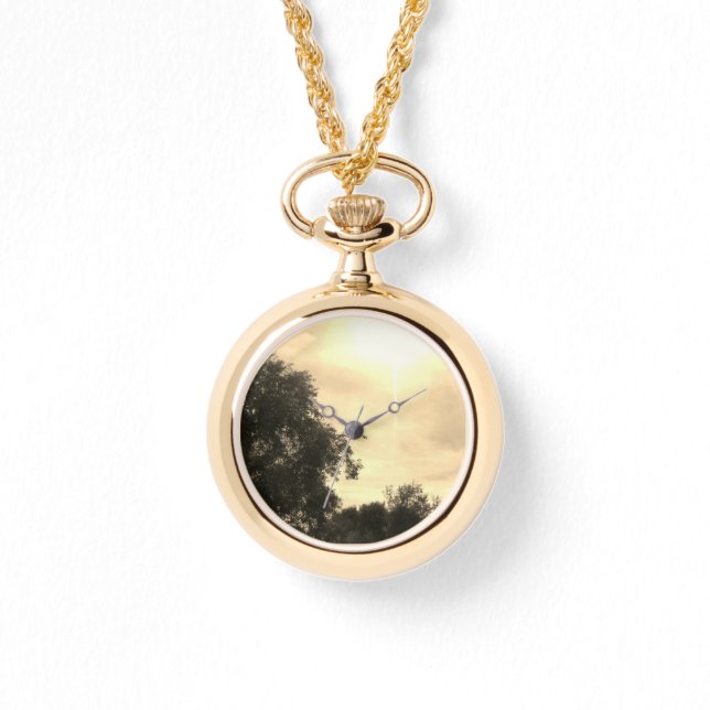 Relógio Assista O ESTILO ECO LEGAL DA MULHER NECKLACE (Frente)