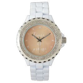 Relógio Assista - o tempo agora é Cobre