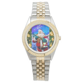 Relógio Assista Red Christmas Papai Noel no inverno