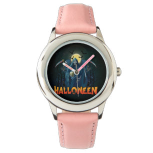 Relógio Assustador Esqueleto Noturno Halloween, Meu Humor 