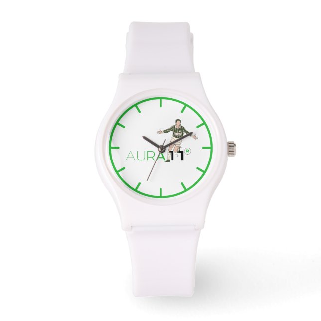 Relógio AURA11 Luxury Minimalist White Watch (Frente)