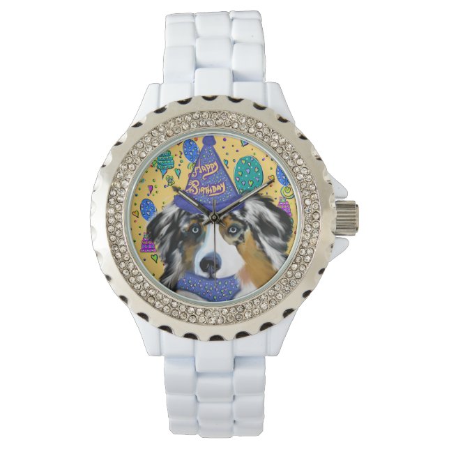 RELÓGIO AUSTRALIAN SHEPHERD (Frente)