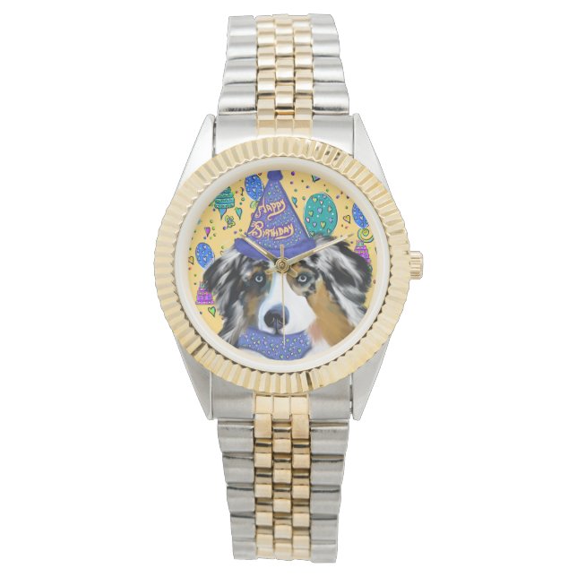 RELÓGIO AUSTRALIAN SHEPHERD (Frente)