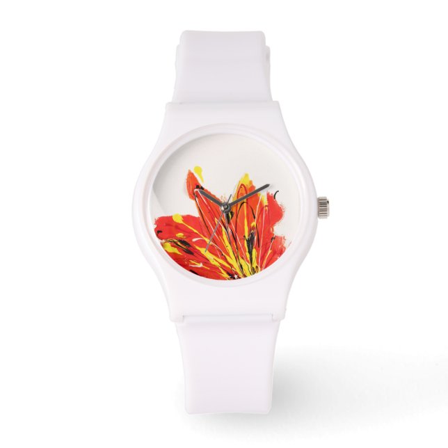 Relógio Autumn Leaf Art Watch (Frente)