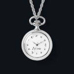 Relógio Avital - Letra hebraica<br><div class="desc">Hebraico Significa,  "Pai do orvalho." "Expressões Judaicas, " oferece uma experiência comprada,  pois você não encontrará em nenhum outro lugar. Bem-vindo à nossa loja. Conte aos seus amigos sobre nós e envie-lhes o nosso link: http://www.zazzle.com/YehudisL?rf=238549869542096443* APROVEITE A SUA VISITA!</div>