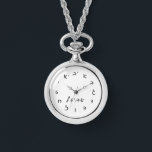 Relógio Avital - Letra hebraica<br><div class="desc">Hebraico Significa,  "Pai do orvalho." "Expressões Judaicas, " oferece uma experiência comprada,  pois você não encontrará em nenhum outro lugar. Bem-vindo à nossa loja. Conte aos seus amigos sobre nós e envie-lhes o nosso link: http://www.zazzle.com/YehudisL?rf=238549869542096443* APROVEITE A SUA VISITA!</div>