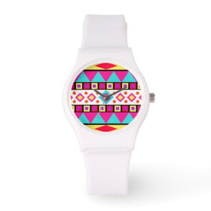 Relógio Aztec Patterno Watch for Women (Assista às Mulhere