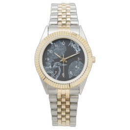 Relógio Azul-beija-flor no Jardim