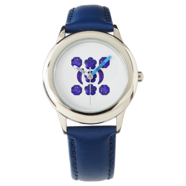 Relógio Azul de Gemstone Sapphire (Frente)