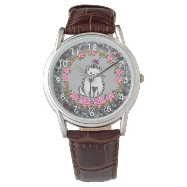 Relógio Baby Kitten Cat Watch (Frente)