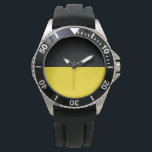 Relógio Baden Württemberg Flag (Estado alemão)<br><div class="desc">Esta design é constituída pela bandeira de Baden Württemberg, que é um Estado do sudoeste da Alemanha, a leste do Reno, que constitui a fronteira com a França. Bade-Vurtemberga é uma república parlamentar e um Estado federado parcialmente soberano, que foi constituído em 1952 por uma fusão dos Estados de Württemberg-Baden,...</div>