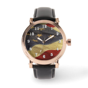 Relógio Bandeira Americana Incomodada