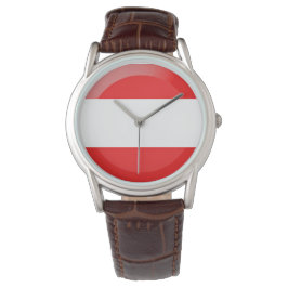 Relógio Bandeira da Áustria