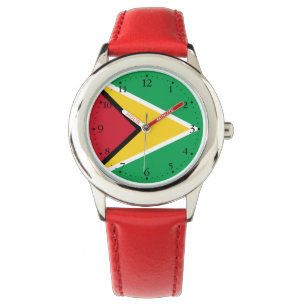 Relógio Bandeira da Guiana