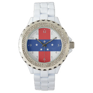 Relógio Bandeira das Antilhas Neerlandesas