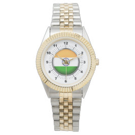 Relógio Bandeira de dois tons na Índia