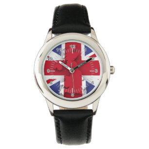 Relógio Bandeira de país britânica