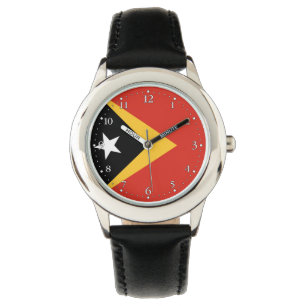 Relógio Bandeira de Timor Leste