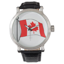 Relógio Bandeira do Canadá