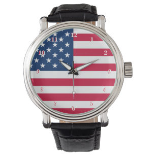 Relógio Bandeira do United States of America Watch